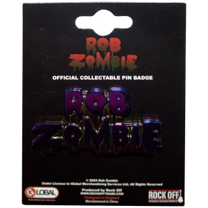 Rob Zombie - Multicoloured Logo Pin Badge i gruppen MERCHANDISE / Pin-Button Badge / Hårdrock hos Bengans Skivbutik AB (5583954)