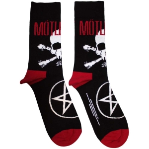 Motley Crue - Skull & Crossbones Uni Bl Socks (Size 40-44) i gruppen MERCHANDISE / Merch / Hårdrock hos Bengans Skivbutik AB (5586292)