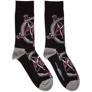 Slayer - Pentagram Uni Bl Socks i gruppen MERCHANDISE / Merch / Hårdrock hos Bengans Skivbutik AB (5586307)