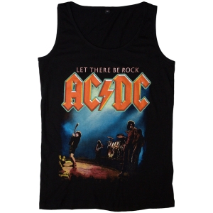 Ac/Dc - Let There Be Rock Lady Bl Tank Top i gruppen MERCHANDISE / T-shirt / Hårdrock hos Bengans Skivbutik AB (5586329r)
