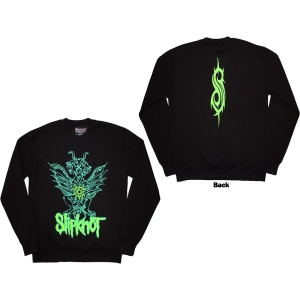 Slipknot - Green Demon Uni Bl Sweatshirt i gruppen MERCHANDISE / Sweatshirt / Hårdrock hos Bengans Skivbutik AB (5586337r)