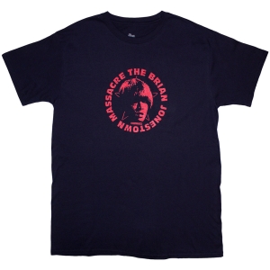 Brian Jonestown Massacre - Logo Uni Navy T-Shirt i gruppen MERCHANDISE / T-shirt / Pop-Rock hos Bengans Skivbutik AB (5586393r)