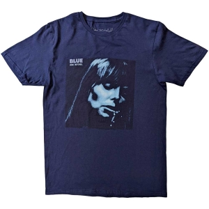 Joni Mitchell - Blue Uni Navy T-Shirt i gruppen MERCHANDISE / T-shirt / Pop-Rock hos Bengans Skivbutik AB (5586769r)