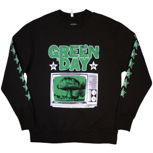 Green Day - Tv Explosion Uni Bl Sweatshirt i gruppen MERCHANDISE / Sweatshirt / Punk hos Bengans Skivbutik AB (5587273r)