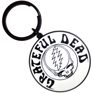 Grateful Dead - Steal Your Face Mono Black Keychain i gruppen MERCHANDISE / Nyckelring / Pop-Rock hos Bengans Skivbutik AB (5589235)
