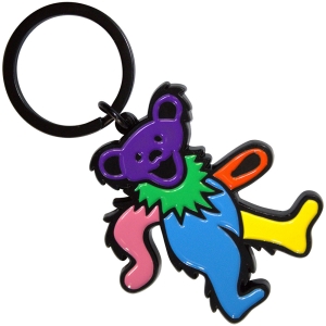 Grateful Dead - Blue Body Dancing Bear Keychain i gruppen MERCHANDISE / Nyckelring / Pop-Rock hos Bengans Skivbutik AB (5589245)
