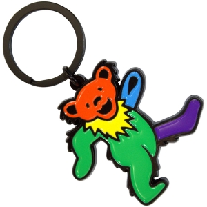 Grateful Dead - Green Body Dancing Bear Keychain i gruppen MERCHANDISE / Nyckelring / Pop-Rock hos Bengans Skivbutik AB (5589246)