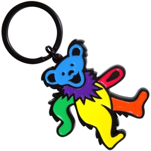 Grateful Dead - Yellow Body Dancing Bear Keychain i gruppen MERCHANDISE / Nyckelring / Pop-Rock hos Bengans Skivbutik AB (5589250)