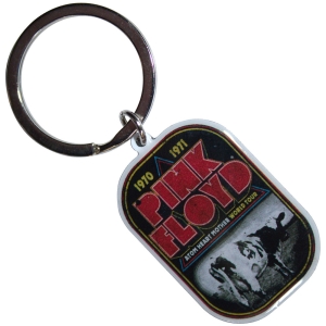 Pink Floyd - Atom Heart Mother World Tour Keychain i gruppen MERCHANDISE / Nyckelring / Pop-Rock hos Bengans Skivbutik AB (5589270)