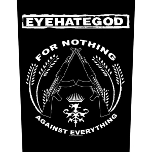 Eyehategod - For Nothing Back Patch i gruppen MERCHANDISE / Tygmärke / Hårdrock hos Bengans Skivbutik AB (5590299)