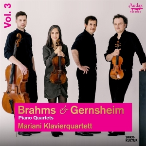 Mariani Klavierquartett - Brahms & Gernsheim Piano Quartets Vol. 3 i gruppen ÖVRIGT / Övrigt / aub hos Bengans Skivbutik AB (5590334)