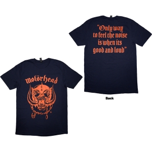Motorhead - Good & Loud Uni Navy T-Shirt i gruppen MERCHANDISE / T-shirt / Hårdrock hos Bengans Skivbutik AB (5593190r)