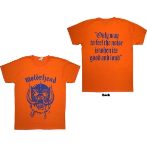 Motorhead - Good & Loud Uni Orange T-Shirt i gruppen MERCHANDISE / T-shirt / Hårdrock hos Bengans Skivbutik AB (5593191r)