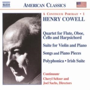 Cowell Henry - Piano Chamber & Vocal Works 1 i gruppen Externt_Lager / Naxoslager hos Bengans Skivbutik AB (580623)