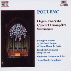 Poulenc Francis - Organ Concerto i gruppen Externt_Lager / Naxoslager hos Bengans Skivbutik AB (584733)