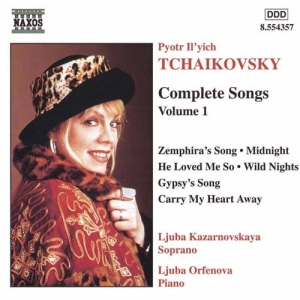 Tchaikovsky Pyotr - Complete Songs Vol 1 i gruppen Externt_Lager / Naxoslager hos Bengans Skivbutik AB (586070)