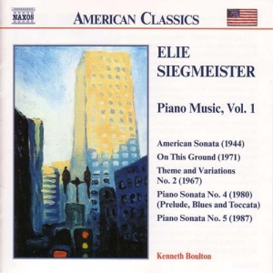 Siegmeister Elie - Piano Music Vol 1 i gruppen Externt_Lager / Naxoslager hos Bengans Skivbutik AB (587174)