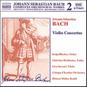 Bach Johann Sebastian - Violin Concertos i gruppen Externt_Lager / Naxoslager hos Bengans Skivbutik AB (588237)