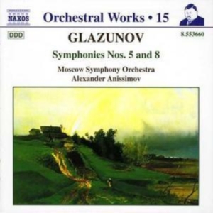 Glazunov Alexander - Symphonies 5 & 8 i gruppen Externt_Lager / Naxoslager hos Bengans Skivbutik AB (590951)