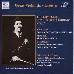 Bach/Mozart/Kreisler - Violin Concertos i gruppen VI TIPSAR / Julklappstips CD hos Bengans Skivbutik AB (595602)