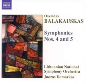 Balakauskas - Symphonies 4 & 5 i gruppen Externt_Lager / Naxoslager hos Bengans Skivbutik AB (600529)