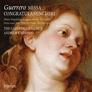 Guerrero - Missa Congratulamini Mihi i gruppen Externt_Lager / Naxoslager hos Bengans Skivbutik AB (601014)