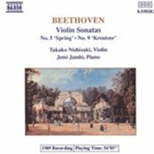 Beethoven Ludwig Van - Violin Sonatas 5 & 9 i gruppen Externt_Lager / Naxoslager hos Bengans Skivbutik AB (607724)