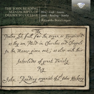 Various Composers - The John Reading Manuscripts i gruppen Externt_Lager / Naxoslager hos Bengans Skivbutik AB (608636)