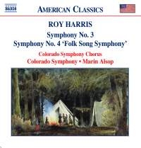 Harris - Symphonies Nos. 3 And 4 i gruppen Externt_Lager / Naxoslager hos Bengans Skivbutik AB (609034)