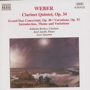 Weber Carl Maria Von - Clarinet Works i gruppen Externt_Lager / Naxoslager hos Bengans Skivbutik AB (612773)