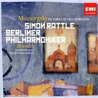 Sir Simon Rattle/Berliner Phil - Mussorgsky: Pictures At An Exh i gruppen CD / Klassiskt hos Bengans Skivbutik AB (618439)