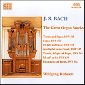 Bach Johann Sebastian - Great Organ Works i gruppen Externt_Lager / Naxoslager hos Bengans Skivbutik AB (626432)