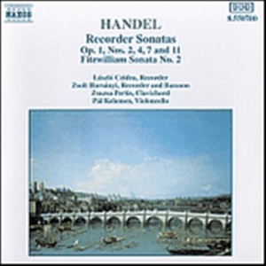 Handel George Frideric - Recorder Sonatas Op 1 i gruppen Externt_Lager / Naxoslager hos Bengans Skivbutik AB (630663)