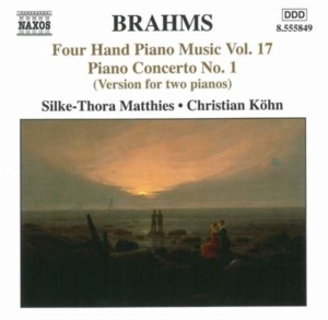 Brahms - 4 Hands Piano Music Vol.17 i gruppen Externt_Lager / Naxoslager hos Bengans Skivbutik AB (632862)