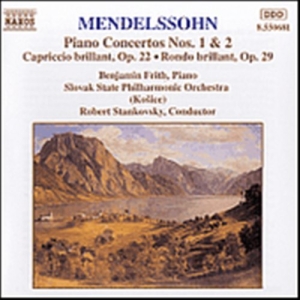 Mendelssohn Felix - Piano Concertos 1 & 2 i gruppen VI TIPSAR / Julklappstips CD hos Bengans Skivbutik AB (638346)