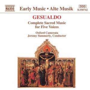 Gesualdo Carlo - Sacred Music 5 Voices i gruppen Externt_Lager / Naxoslager hos Bengans Skivbutik AB (638347)