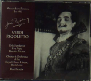 Björling Jussi - Verdi-Rigoletto/Bendix 1957 i gruppen Externt_Lager / Naxoslager hos Bengans Skivbutik AB (640256)