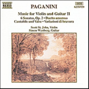 Paganini Nicolo - Music For Violin & Guitar 2 i gruppen CD / Klassiskt hos Bengans Skivbutik AB (646526)