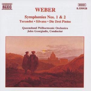 Weber Carl Maria Von - Symphony Nos 1 & 2 i gruppen Externt_Lager / Naxoslager hos Bengans Skivbutik AB (648026)