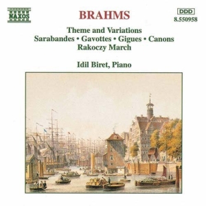 Brahms Johannes - Theme & Vars i gruppen Externt_Lager / Naxoslager hos Bengans Skivbutik AB (648037)