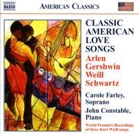 Carole Farley/ John Constable - Classic American Love Songs i gruppen Externt_Lager / Naxoslager hos Bengans Skivbutik AB (648625)