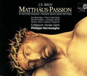 Collegium Vocale Gent / Philippe Herreweghe - Bach: Matthaus-Passion Bwv244 i gruppen CD / Klassiskt,Övrigt hos Bengans Skivbutik AB (649549)