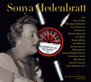 Hedenbratt Sonya - Sonya Hedenbratt 1951-1956 i gruppen CD / Jazz hos Bengans Skivbutik AB (650184)