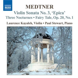 Medtner: Kayaleh / Stewart - Works For Violin And Piano i gruppen Externt_Lager / Naxoslager hos Bengans Skivbutik AB (652270)