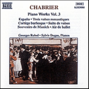 Chabrier Emmanuel - Verk För Piano Vol 3 i gruppen Externt_Lager / Naxoslager hos Bengans Skivbutik AB (652601)