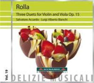 Rolla - Three Duets For Violin And Viola i gruppen VI TIPSAR / Julklappstips CD hos Bengans Skivbutik AB (659984)