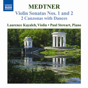 Medtner - Works For Violin And Piano Vol 2 i gruppen Externt_Lager / Naxoslager hos Bengans Skivbutik AB (671440)
