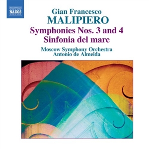 Malipiero - Symphonies i gruppen Externt_Lager / Naxoslager hos Bengans Skivbutik AB (678416)