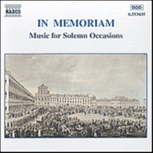 Various - In Memoriam i gruppen Externt_Lager / Naxoslager hos Bengans Skivbutik AB (692273)