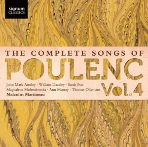 Poulenc - Songs Vol 4 i gruppen VI TIPSAR / Julklappstips CD hos Bengans Skivbutik AB (923683)